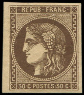 * EMISSION DE BORDEAUX - 47   30c. Brun, TB - 1870 Emisión De Bordeaux