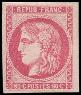 * EMISSION DE BORDEAUX - 49   80c. Rose, Frais Et TB - 1870 Emisión De Bordeaux