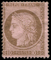 * CERES DENTELE - 54   10c. Brun Sur Rose, Centrage Courant, TB - 1871-1875 Cérès