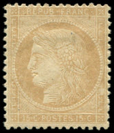 * CERES DENTELE - 59   15c. Bistre, Ch. Un Peu Forte, TB - 1871-1875 Cérès