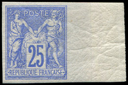 * TYPE SAGE - 78c  25c. Outremer, NON DENTELE, Bdf, TB. J - 1876-1878 Sage (Type I)