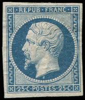 (*) ESSAIS -  10 : 25c.  Bleu, Papier Pelure, TB - Other & Unclassified