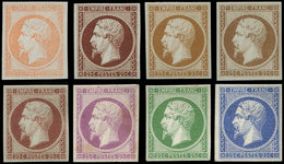 (*) ESSAIS -  15 : 25c., 8  De Couleur Différents, Dont 3 Sur Papier Carton, TB - Other & Unclassified