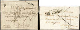 Let LETTRES SANS TIMBRE ET DOCUMENTS DIVERS - MP PP N°24/ARM. FRANCAISE/EN ESPAGNE S. LAC De Burgos Du 9/4/1809 Et Lettr - Otros & Sin Clasificación