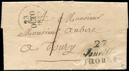 Let OBLITERATIONS PAR DEPARTEMENTS - 27/EURE & LOIR Cursive 27/Janville/THOURY S. LAC, Dateur A 23/10/29, TB - 1849-1876: Période Classique