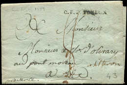 Let OBLITERATIONS PAR DEPARTEMENTS - 78/VAR MP C.F.P. TOULON Sur LAC Du 9/7/1789, TB - 1849-1876: Periodo Clásico