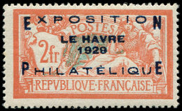 * EMISSIONS DU XXème SIECLE - 257A  Expo Le Havre, 2f. Orange Et Vert-bleu, TB - Nuevos