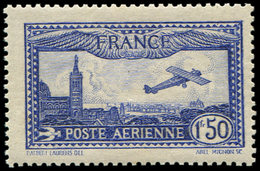 ** POSTE AERIENNE - 6b  Vue De Marseille, 1f.50 Outremer VIF, TB. C - 1927-1959 Neufs