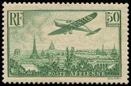 ** POSTE AERIENNE - 14  50f. Vert-jaune, TB - 1927-1959 Neufs