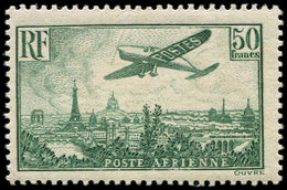 ** POSTE AERIENNE - 14a 50f. Vert, TB - 1927-1959 Nuevos