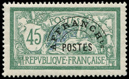 ** PREOBLITERES - 44  Merson, 45c. Vert Et Bleu, TB - 1893-1947