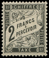 * TAXE - 23   2f. Noir, Très Frais Et TTB. C - 1859-1959 Cartas & Documentos