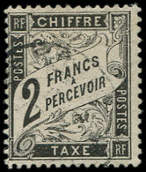 TAXE - 23   2f. Noir, Oblitération Légère, TB - 1859-1959 Cartas & Documentos