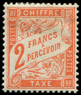 * TAXE - 41   2f. Rouge-orange, TB - 1859-1959 Cartas & Documentos