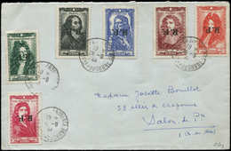 Let TIMBRES DE LIBERATION - SALON DE PROVENCE Série Célébrités, Surcharge RENVERSEE, Obl. 26/9/44 S. Env., RR Et TB, Sig - Liberación