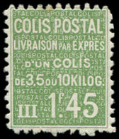 ** COLIS POSTAUX  (N° Et Cote Maury) - 95   1f45 Vert-jaune, TB. C - Nuevos