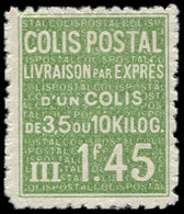 * COLIS POSTAUX  (N° Et Cote Maury) - 95   1f45 Vert-jaune, Livraison Par Exprès, TB - Mint/Hinged