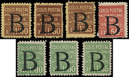 * COLIS POSTAUX  (N° Et Cote Maury) - 97A/97G Série Complète Surchargée B, TB - Mint/Hinged