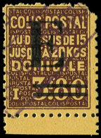 ** COLIS POSTAUX  (N° Et Cote Maury) - 166C 3f80 Brun Sur Jaune, Surch. E, Cachet SPECIMEN, Un Angle Arrondi, R, B/TB - Nuevos