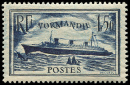 ** VARIETES - 299   Normandie, 1f.50 Bleu, Défaut D'ESSUYAGE, TB - Nuevos