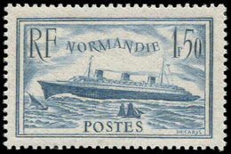 ** VARIETES - 300b  Normandie, 1f.50 TURQUOISE, Nuance Certifiée Calves, TB. C - Nuevos