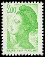 ** VARIETES - 2188b  Liberté, 2,00 Vert-jaune, SANS PHOSPHO, TB. J - Nuevos