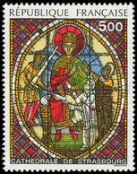 ** VARIETES - 2363b  Cathédrale De Strasbourg, Vitrail Fond JAUNE Au Lieu De Vert, TB. J - Nuevos