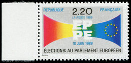 ** VARIETES - 2572   Parlement Européen, DOUBLE Impression, Bdf, TB. C - Nuevos