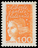 ** VARIETES - 3089c  Luquet,  1,00 Orange, T I, SANS PHOSPHO, TB. C, Cote Spink - Nuevos