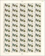 ** NON DENTELES - 2089   Papillon, FEUILLE De 50, TB - Non Classificati