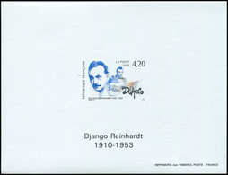 ** EPREUVES DE LUXE - 2810   Django Reinhardt, FG ND, TB - Pruebas De Lujo