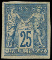 * Colonies Générales - 35   25c. Bleu, Timbre RR En Neuf, Très Frais Et TTB. C - Otros & Sin Clasificación