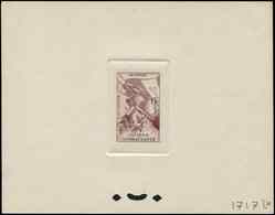 ALGERIE 309 : Anciens Combattants, 15f. + 5f., épreuve D'atelier En Violet (couleur 1717), TB - Cartas & Documentos