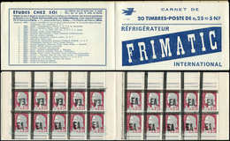 ALGERIE Carnet 31 : Decaris, S. 7-62, FRIMATIC, Surcharge EA D'Alger, 5 T. SURCHARGE RENVERSEE, TB - Other & Unclassified