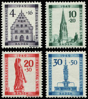 ** ALLEMAGNE Z.O.F. BADE 42/45 : Cathédrale De Fribourg, La Série, TB - Autres & Non Classés