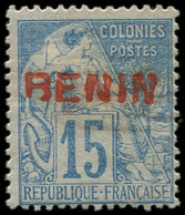 * BENIN 6B : 15c. Bleu, TB. Br - Autres & Non Classés