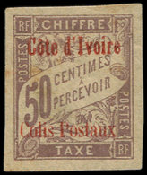 * COTE D'IVOIRE Colis Px 3 : 50c. Lilas, TB. Br - Other & Unclassified