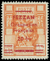 ** FEZZAN 9 : 20f. Sur 1l75 Orange, TB - Other & Unclassified