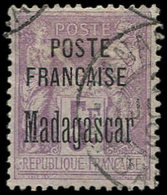 MADAGASCAR 22 : 5f. Violet, Oblitéré, TB - Other & Unclassified