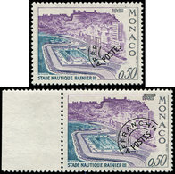 ** MONACO Préo 26 : 0,50 Gris, Lilas Et Turquoise, Surcharge PARTIELLE, TB - Precancels