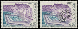 ** MONACO Préo 26a : 0,50 Gris, Lilas Et Turquoise, SANS Surcharge, RR, TB. S - Precancels