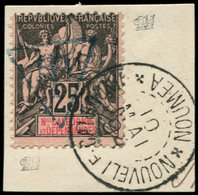 NOUVELLE CALEDONIE Taxe 5 : 25c. Noir Sur Rose, Obl. Càd NOUMEA 10/5/94 Sur Fragt, TB - Postage Due