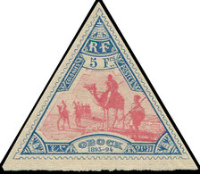 * OBOCK 61 : 5f. Rose Et Bleu, TB - Other & Unclassified