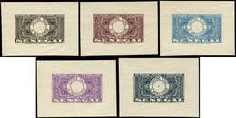 SENEGAL Taxe Type De 1935, 5 épreuves D'artiste Sans La Valeur, Couleurs Différentes, TB - Other & Unclassified