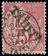 TAHITI 17 : 75c. Rose, Obl., TB - Other & Unclassified