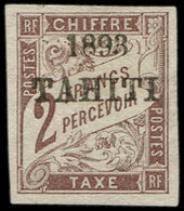 (*) TAHITI Taxe 26 : 2f. Marron, TB. Br - Other & Unclassified