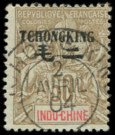 TCHONG-KING 44 : 50c. Bistre Sur Azuré, Obl., TB - Other & Unclassified