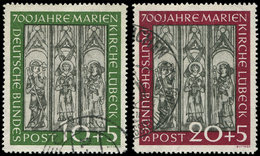 RFA 25/26 : Cathédrale De Lübeck, Obl., TB - Neufs