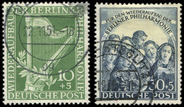 BERLIN 58/59 Obl., TB - Unused Stamps