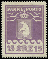 * DANEMARK Groënland Colis Px 5 : 15ö. Mauve, TB - Autres & Non Classés